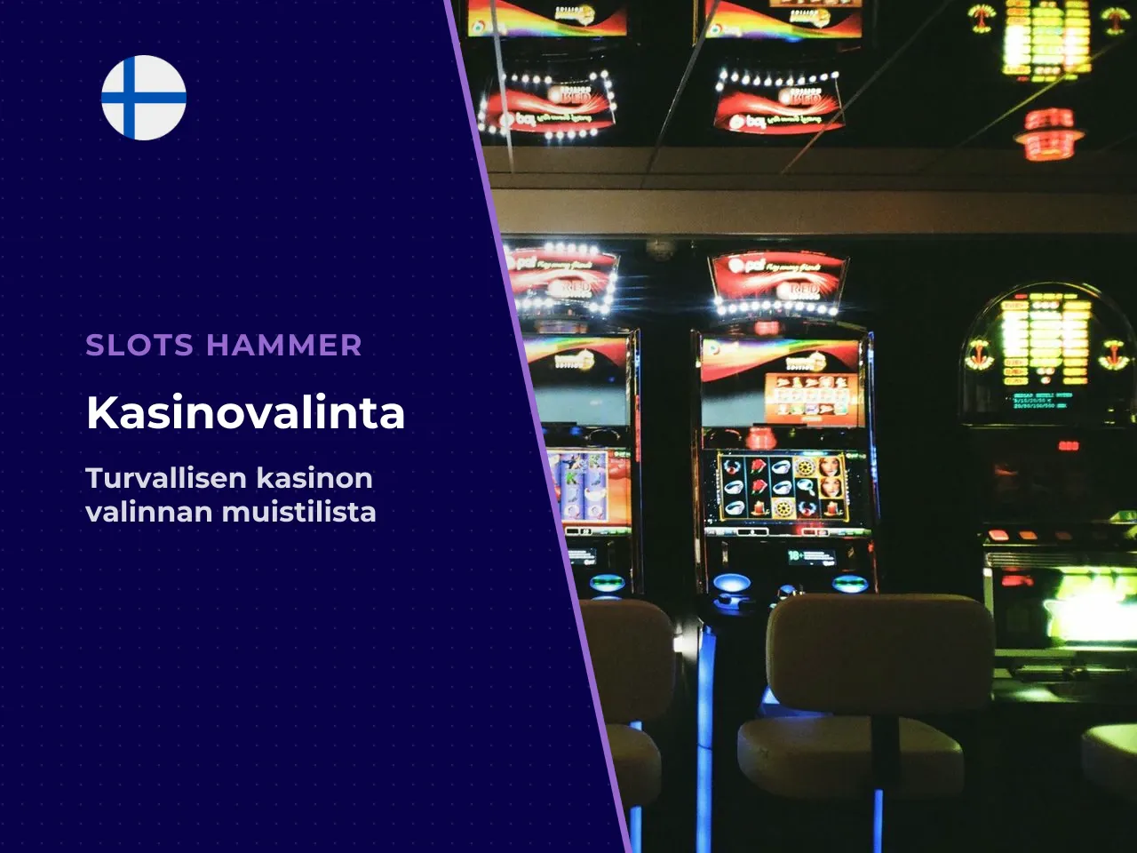 Kasinon valinnan pikachecklist - Lisenssinumero löytyy