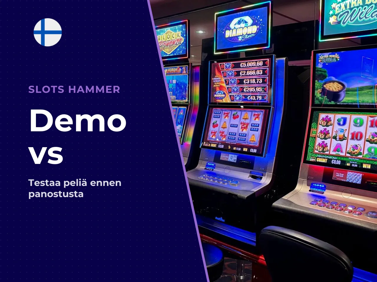 Miten demo eroaa oikealla rahalla pelaamisesta
