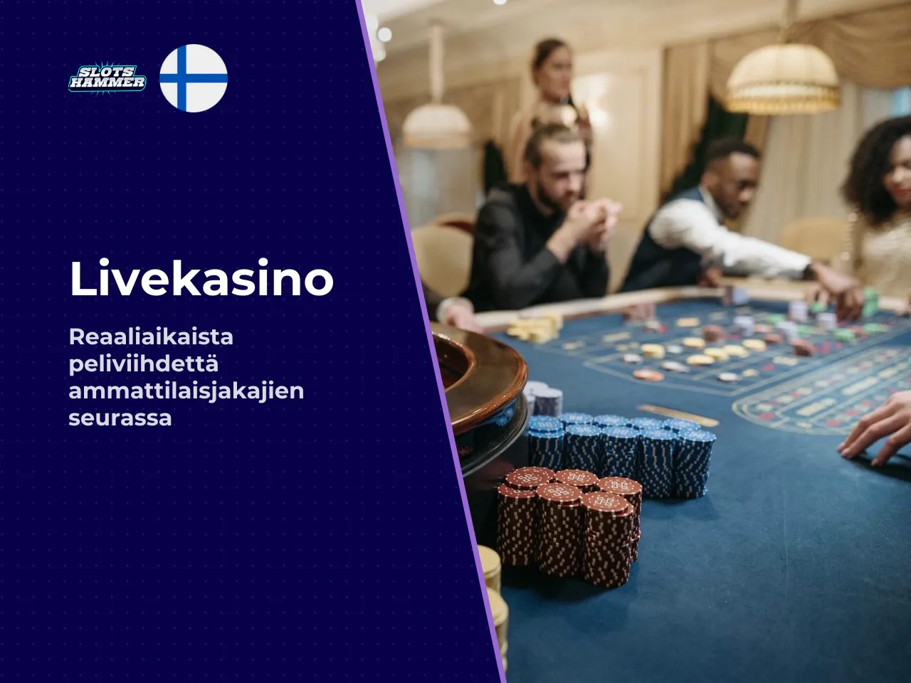 Live casino ja pöytäpelit. Slots Hammerin