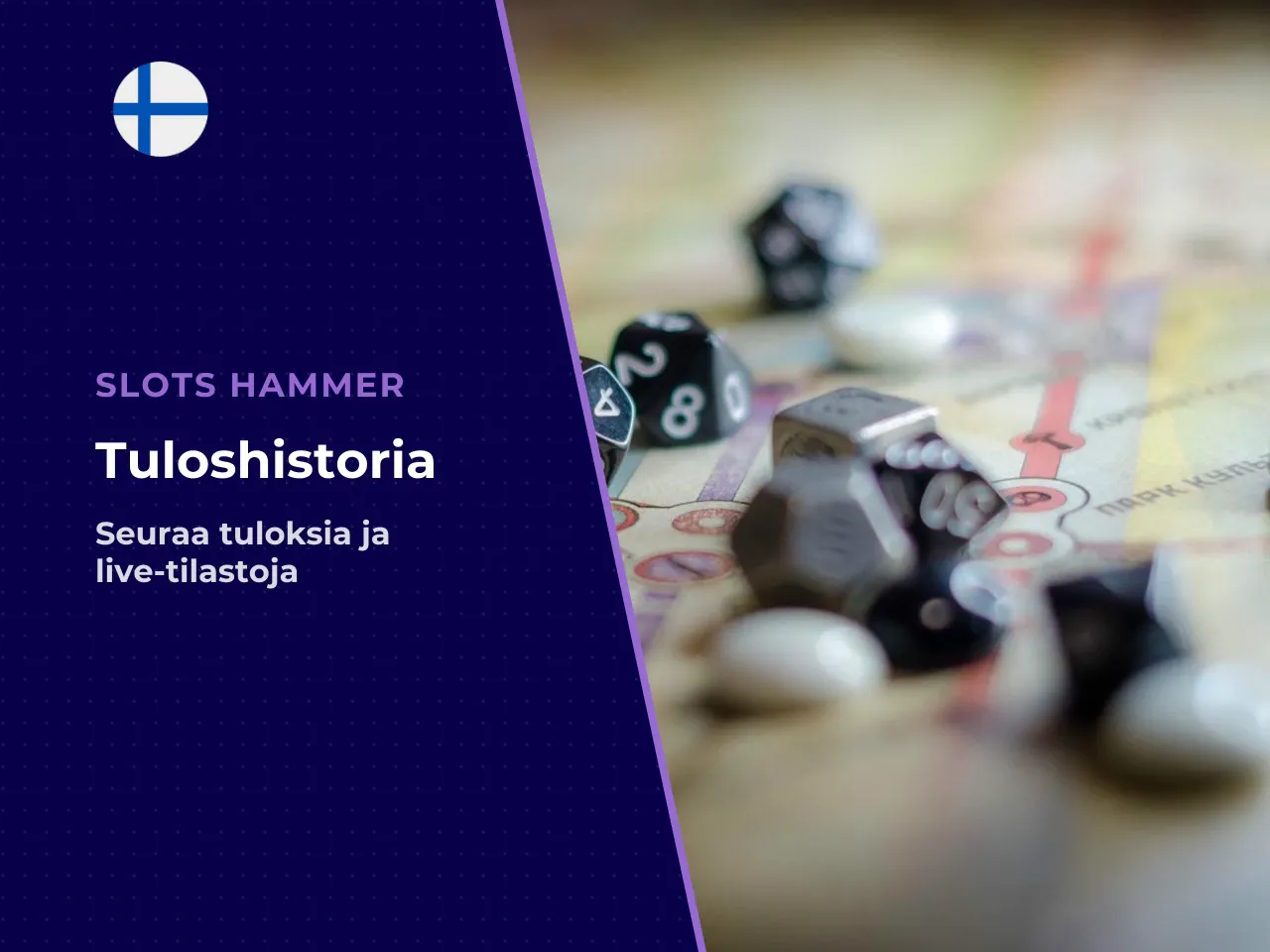 Mistä katsoa live-syötettä ja tuloshistoriaa. Pelaaja