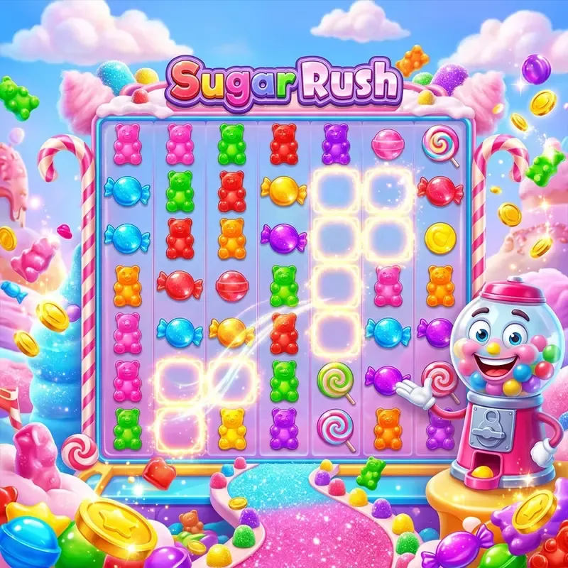 Sugar Rush slot -arvostelu demo, RTP