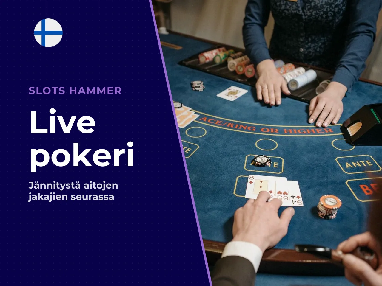 Suosittuja live dealer -kasinopokerin muotoja